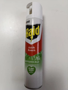 Дихлофос ,Аерозоль від комах, що повзають,від тарганів і мурах Raid Botanicals 300 мл