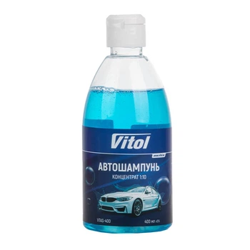 Автошампунь VITOL 400 мл (КОНЦЕНТРАЦІЯ 1:10) VTAS-400