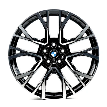 Литі диски Replica BMW (B021-45) R21 W9.5 PCD5x120 ET37 DIA74.1 (black machined face)