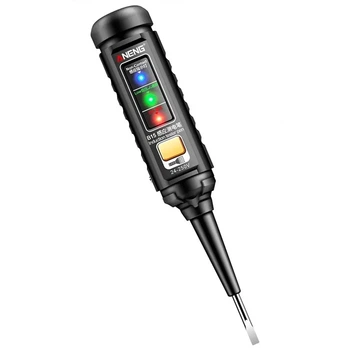 Цифровая индикаторная отвертка-тестер напряжения ANENG B15, 2хААА, 24-250V, Black