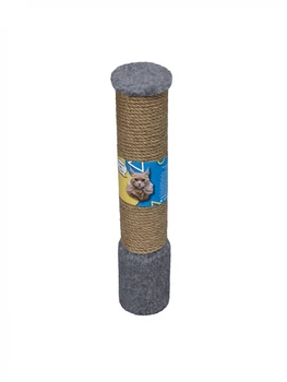 Столбик для когтеточки "Точка" 35см/7 см для котят серый