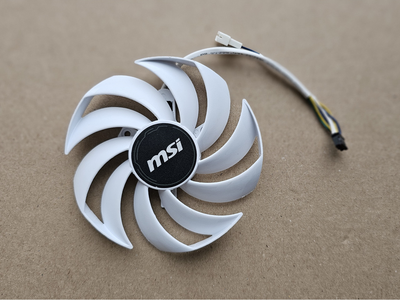 Вентилятор PowerLogic для видеокарты MSI RTX 4070 Ti VENTUS (orgnl) 95 мм PLD10010S12HH (PLD10010B12HH) (№502.01)