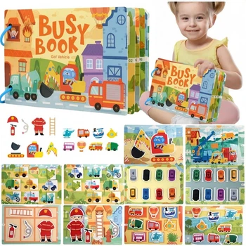 Детская книжка с заданиями на липучках "Busy Book Traffic" (GC1020)