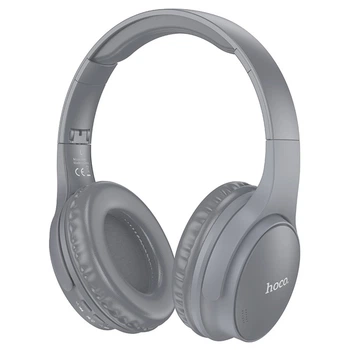 Бездротові навушники Bluetooth Hoco W40 Mighty накладні з мікрофоном і слотом під карту пам'яті Grey