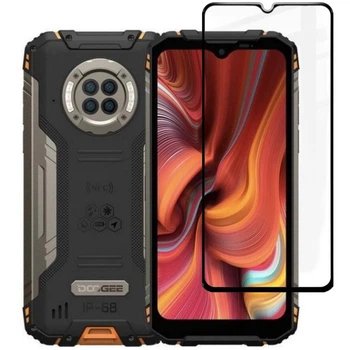 Защитное стекло Fiji Premium для Doogee S96 / S96 Pro полная проклейка Anti-Static черный