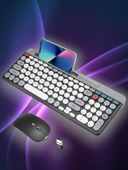 Безпроводная аккумуляторная клавиатура с мышкой USB для Windows/MAC UKC ZYG-806/ 9211 Wireless Bluetooth 9211