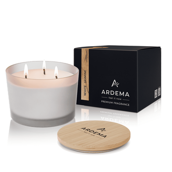 Аромасвеча ARDEMA WHITE JASMINE 330 г (180161W)