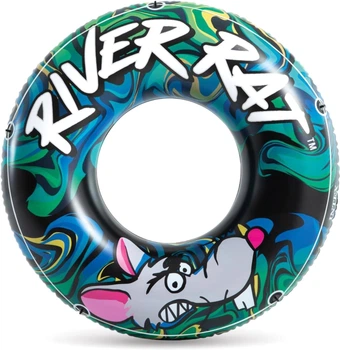 Круг надувной пляжный для плавания "River Rat" Intex 68209, 122 см (9+ лет)