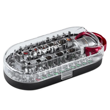 Отвертка с набором бит Trotec 40 pieces Bit and Socket Wrench Set (6200001005)
