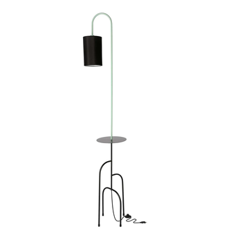Торшер Candellux RAVELLO 1х40 Е14 метал текстиль чорний (51-00064)