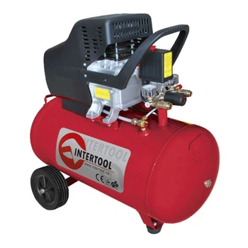 Компрессор 50 л, 1.5 кВт, 220 В, 8 aтм, 206 л/мин Intertool