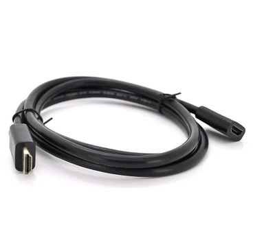 Удлинитель HDMI (папа) - HDMI (мама) Merlion HF05 0.5m, v2.0, OD-7.0mm