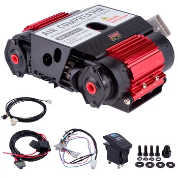 Компрессор автомобильный двухцилиндровый ZHME 60A/280psi/115L/min
