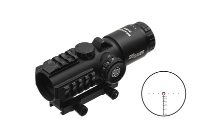 Приціл призматичний Sig Optics BRAVO3 BATTLE SIGHT, 3X24MM HORSESHOE DOT ILLUM RETICLE