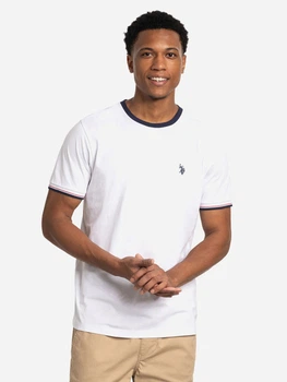 Футболка бавовняна чоловіча U.S. Polo Assn 11D225-2X00A(WHITE) XL Біла (786660958423)