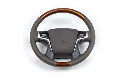Кермо для Toyota Land Cruiser 200, світле дерево.