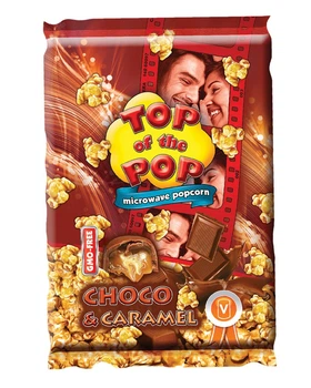 Попкорн для мікрохвильовоі печі AST Popcorn зі смаком шоколад та карамель 100 g