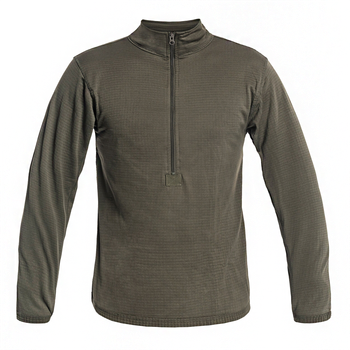 Флисовое белье Mil-Tec Teesar Gen. III с молнией Olive – комплект, Olive, XL