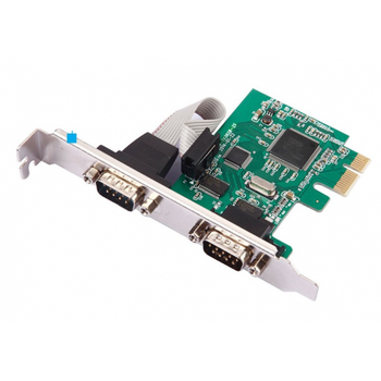 Контроллер PCI-Е-RS232(9Pin)+RS232(9Pin), 2 порта, TX382B-2S, BOX