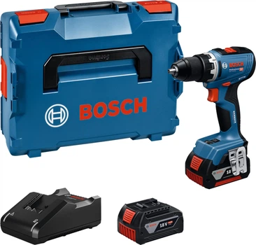 Аккумуляторная дрель-шуруповерт Bosch Professional GSR 18V-65, 2 акб 5.0Ah, з/у, в L-BOXX (06019N3203)