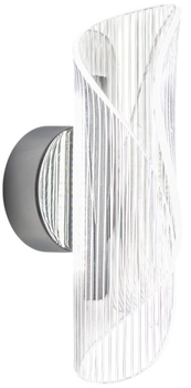 Светильник настенный светодиодный Luminaria LUMIERA 10W I-ON/OFF CHROME/CLEAR 220V IP20 (6951427262929)