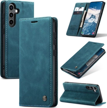 Чохол книжка з магнітом Samsung Galaxy S24 FE S721 CaseMe Sea Green (39714-56)