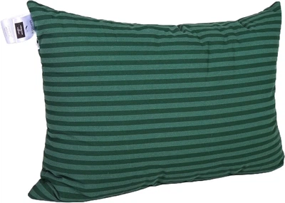 Подушка MirSon №0106 Сolor Fun Line 17-0612 Stripe Emerald Вовна середня 50x70 см (2200010864519)