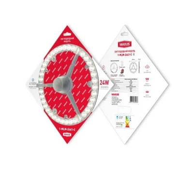Модуль світлодіодний 1-MLM-2441-C MAXUS Led Module 24W 4100K Circle Модуль