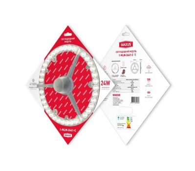 Модуль світлодіодний 1-MLM-2441-C MAXUS Led Module 24W 4100K Circle Модуль