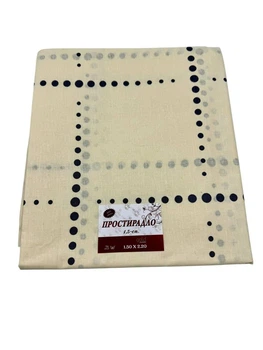 Простирадло з бязі 150х220 см - Dots