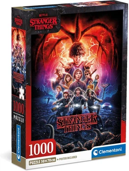 Пазл Stranger Things (Удивительные чудеса) – 1000 шт. Clementoni 39713