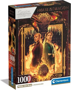 Пазл Гра Престолів - Дім Дракона - 1000 шт. Clementoni 39903