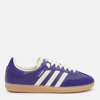 Жіночі кеди шкіряні низькі Adidas Samba Og W JI2736 39.5 (6UK) 24.5 см Cpurpl/Crewht/Gum3 (4067892080523)