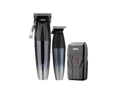 Набор для стрижки WMARK Barber Professional LED-индикатор цвет чёрный