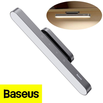 Настільна лампа Baseus Magnetic Stepless Dimming Charging Dark Gray (DGXC-C0G) Type-c