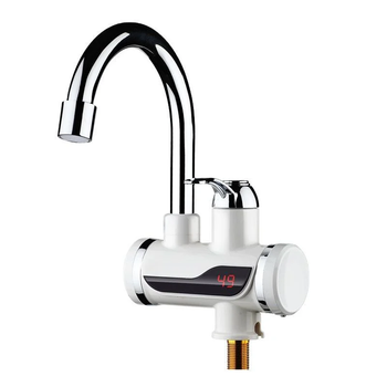 Проточный водонагреватель кран для кухни Delimano RX 002 c LCD дисплеем 3 кВт