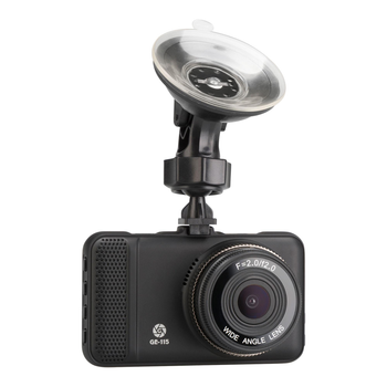 Відеореєстратор Globex GE-115 1920x1080 30fps 140° 3" LCD нічний режим microSD до 32GB 2 камери