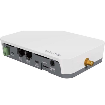 Бездротовий маршрутизатор MikroTik KNOT LR8 kit (RB924iR-2nD-BT5&BG77&R11e-LR8) 2.4/LTE до 300MBps 802.11 a/b/g/n 2х10/100