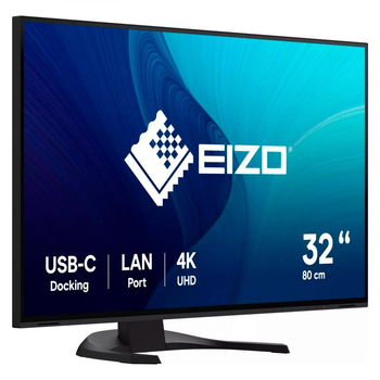 Монітор EIZO EV3240X-BK 31.5" 16:9 IPS 3840х2160 5 мс 60 Гц KVM свіч PiP/PbP 2xHDMI/1xDP/1xUSB C
