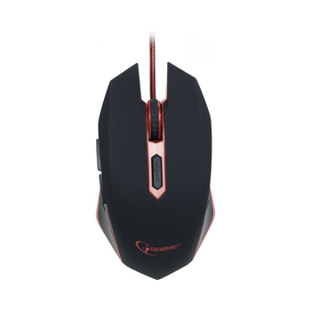Мишка дротова Gembird MUSG-001-R Black Red