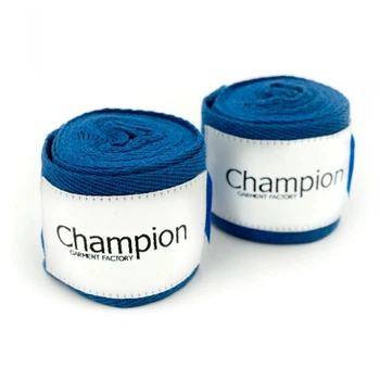 Бинты для боксеров 2.5м 2 шт хлопок Champion Синий 9072