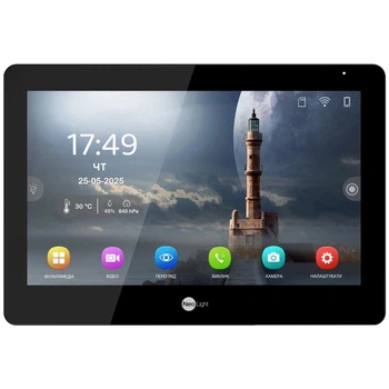 Видеодомофон с цветным дисплеем NeoLight MEZZO Hybrid 10.1" IPS 16:9 1280 х 800 Черный (99-00023009)