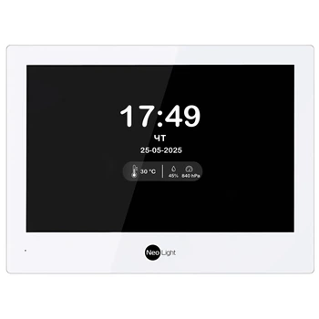 Видеодомофон с цветным дисплеем Neolight ALPHA Hybrid 8" IPS 16:9 1280 х 800 Белый (99-00022883)