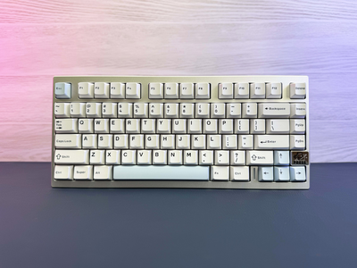 Клавіатура Yunzii AL75 CNC Aluminum Wireless Silver Cocoa Cream V2