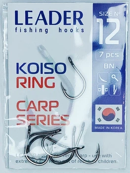 Крючок Leader KOISO RING №12 (7 hooks)
