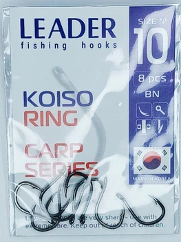 Гачок Leader KOISO RING №10 (8 hooks)