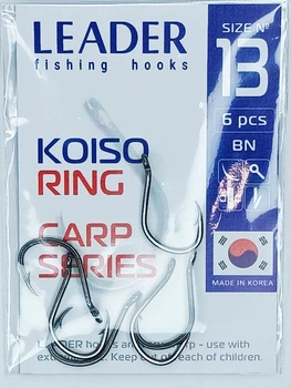 Гачок Leader KOISO RING №13 (6 hooks)