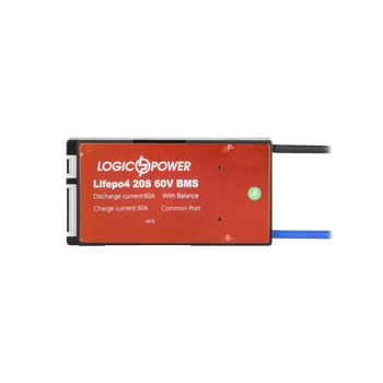 BMS плата LP LiFePO4 60V 20S Dis 60A Ch 30A