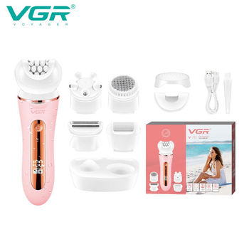 Эпилятор VGR 5 в 1 Розовый