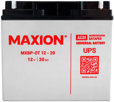 Аккумуляторная батарея Maxion MXBP-OT 20-12 AGM